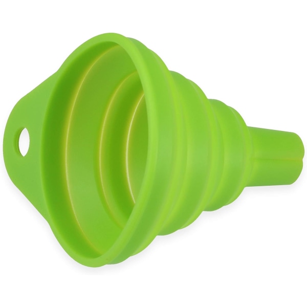 Collapsible Silicone Funnel (approx. 6.3 x 7 cm) - Green