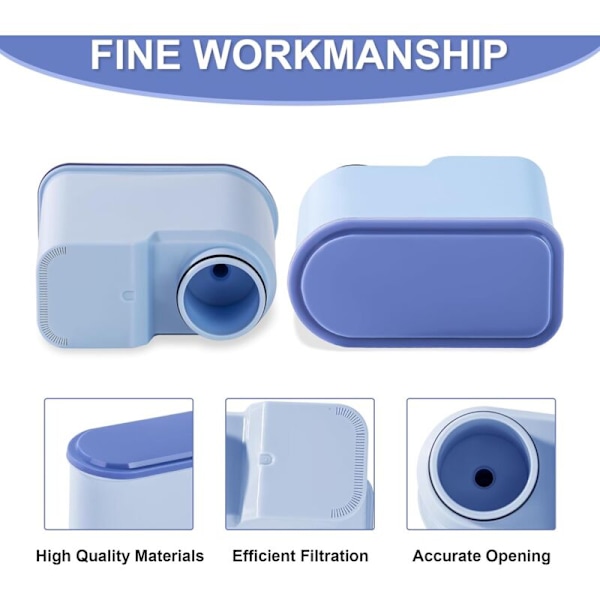 Sæt med 4 filtre til Philips Saeco Aquaclean Cafetiers Ca6903, filterelement til Philips kaffemaskine