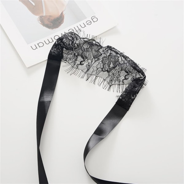 Blonderemask, Blackout Mesh Øyemaske Damer Sovemaske for Halloween Kostymefest