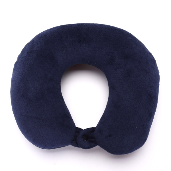 Suuri punainen 2-in-1 matkatyyny - 24*27*9 cm - niskatyyny lentokoneisiin ja matkoille - ergonominen