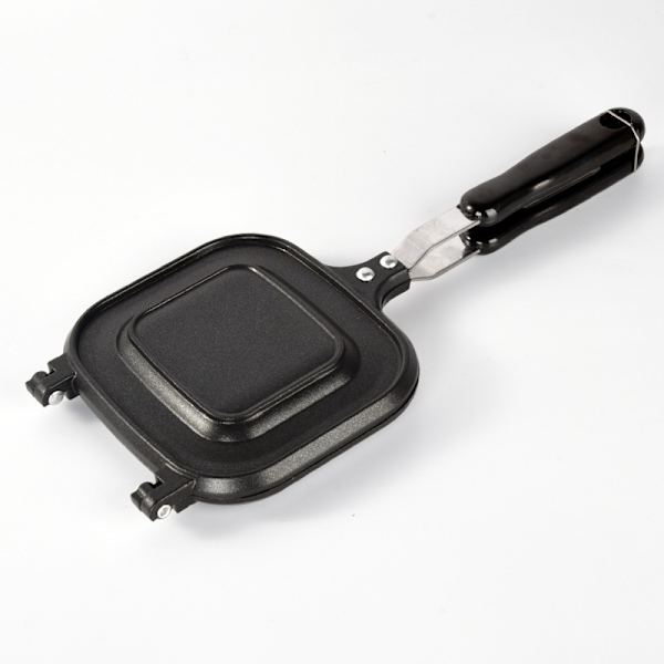 Dobbeltsidet stegepande Multifunktionel Non-stick Elektrisk Grill Sandwich Toaster Morgenmadsproducent