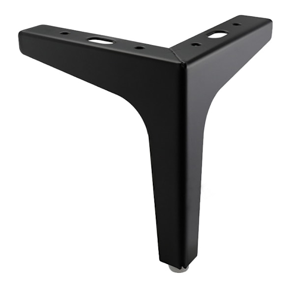 Gull 4 stk metallmøbelben, 4 10 cm trekantede møbelben til sofa, skap, salongbord, TV-skap og andre møbelben