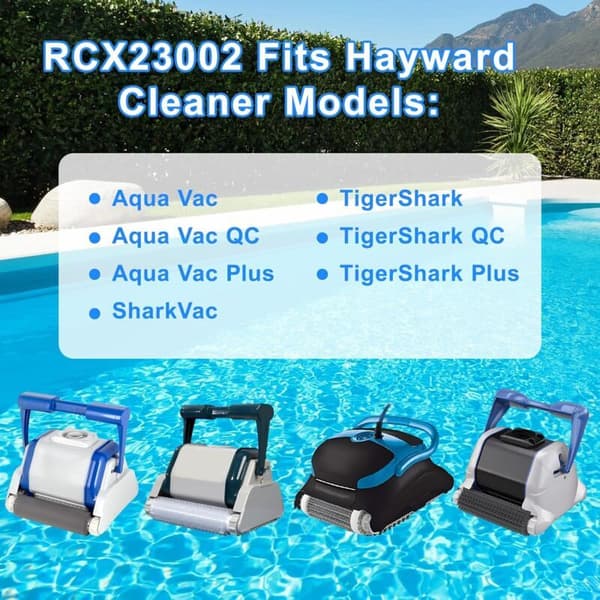 RCX23002 Aquavac Tiger Shark Gummidrivrem til Poolrenser (2 stk)