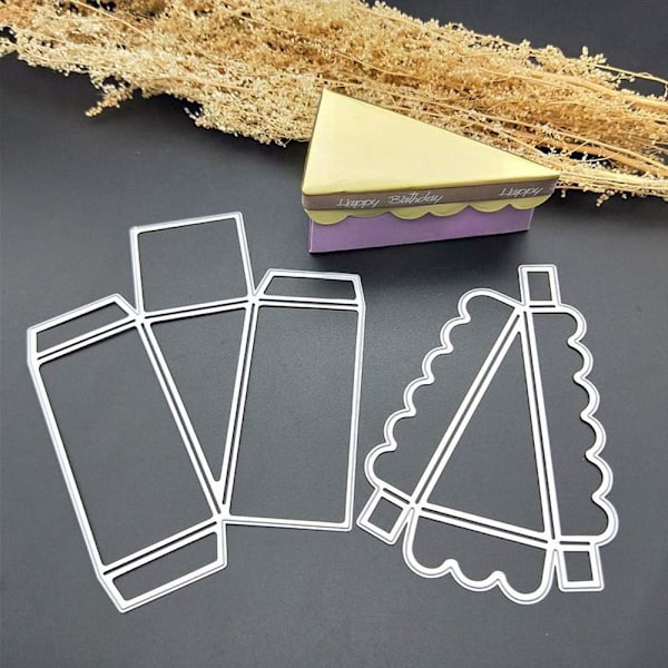2 st Scrapbooking Skärmaskin Skärmaskin Stenciler Kolstål Skärmaskin DIY Dekoration Album Papperskort Hantverk