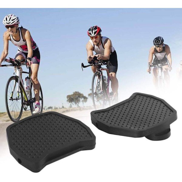 Pedalpladeadapter kompatibel med pedaler uden clips look keo konverterer pedalerne uden clips til flade pedaler