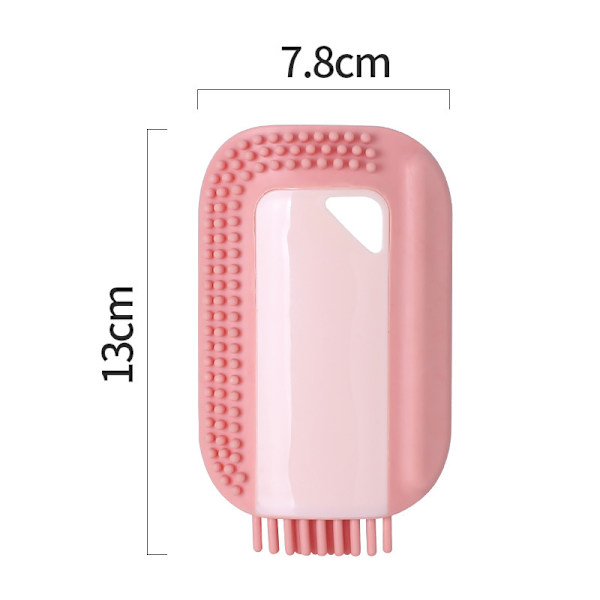 Silikonskrapa för diskho (rosa, 2 st)