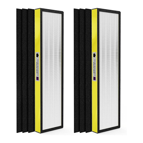 2-pakning FLT5300 C HEPA erstatningsfiltre kompatible med AC5000, AC5000E, AC5250PT, AC5350B, AC5350BCA, AC5350W, AC5300B