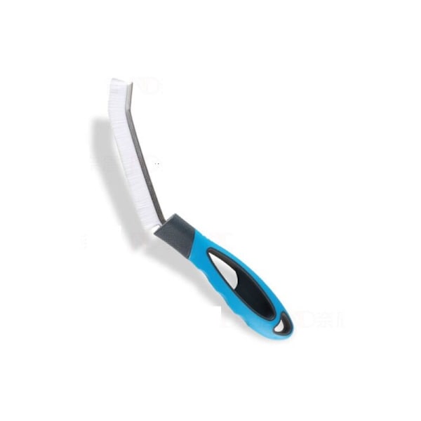 Fugebørste - 1x - Ideell for skuring av flisefuger, hjørner og vinkler med sitt smale hode - Ergonomisk håndtak - Anti-Rust