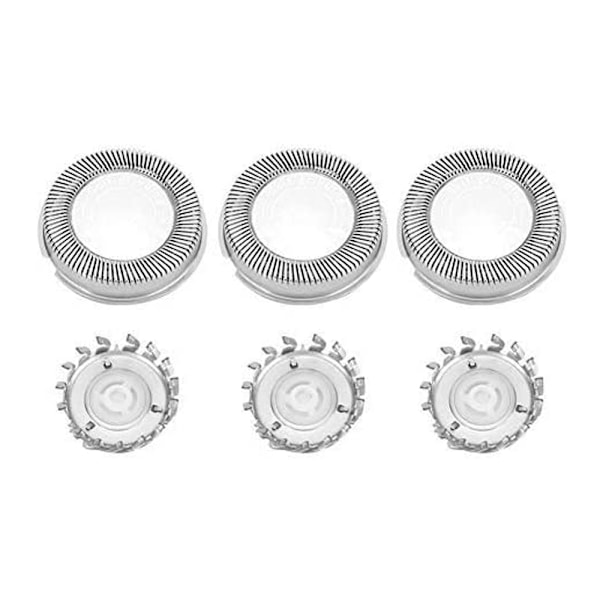 3 st Shaver Head Replacement Tillbehör i Stål Passar till Philips HQ42 HQ802 HQ5856 HQ182 HQ190 PQ216