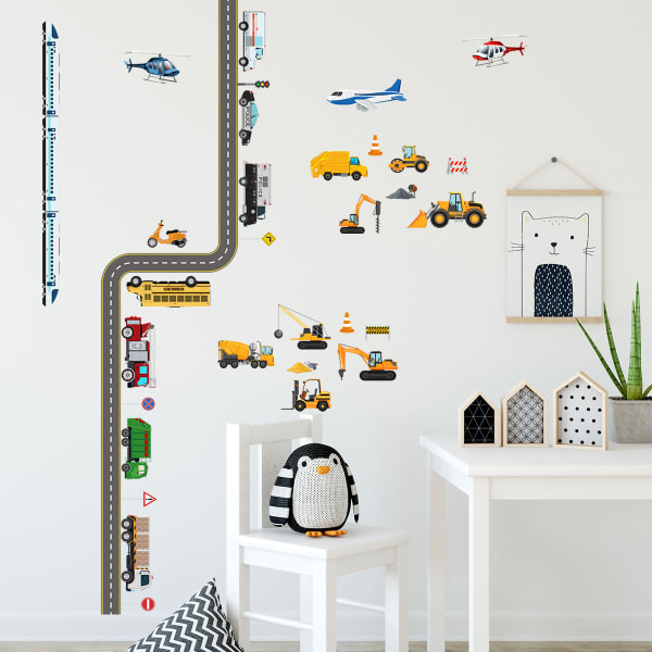 2 STK Boy Nursery Wall Sticker - Veggklistremerke for tenåringsrom - For barn - Veggklistremerke for babyrom