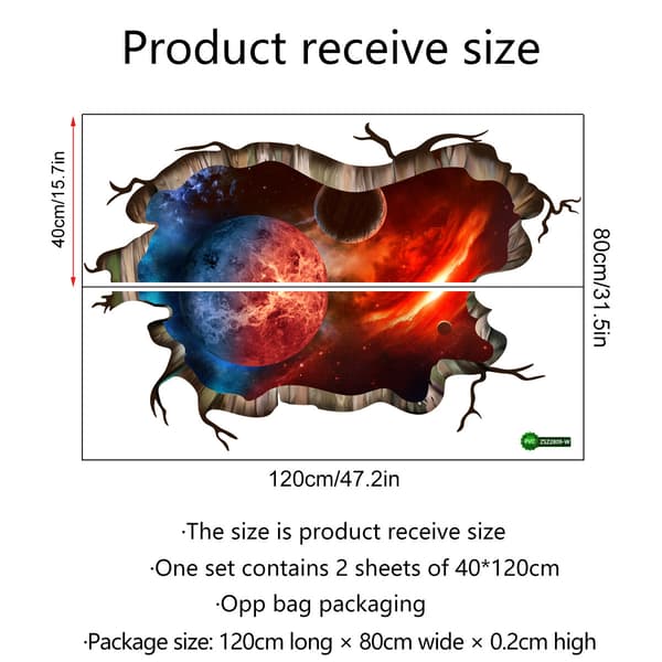 Väggdekoration för barnrum (120*80cm)(zsz2809)