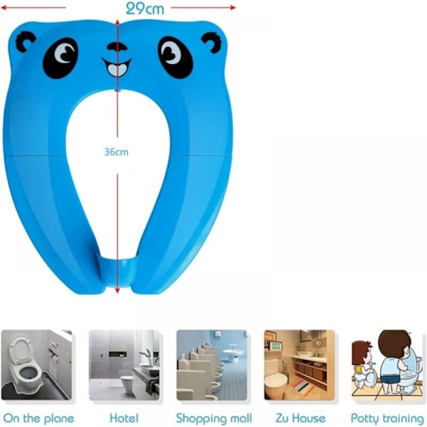 Baby Baby Foldbart Toilet Reduktionssæde Børn Wc Rejse Rejse Potte Sæde til Baby Baby