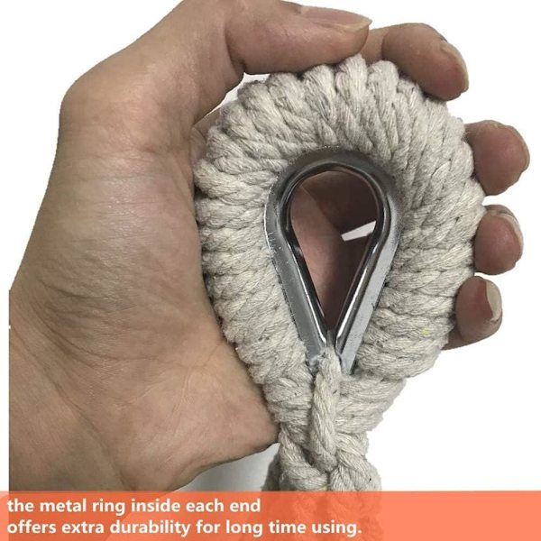 Utomhus trädgård camping hängmatta, 2 personers hängmatta canvas mjuk gunga sova bärbar med bärväska för uteplats gård trädgård bakgård veranda resor