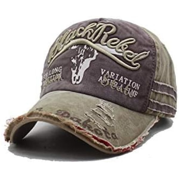 Baseball-lippis Unisex Säädettävä Golf-lippis Hengittävä Vintage Farkut Anti-UV Aurinkosuojalippis Hip-hop Muoti Snapback Urheilu
