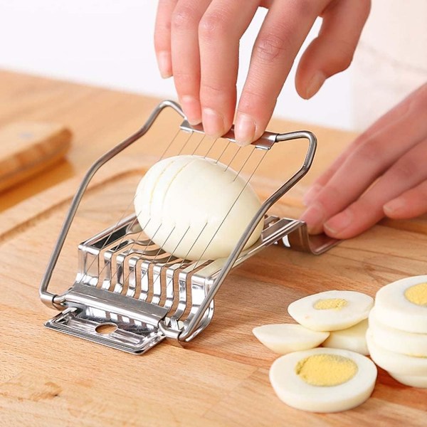 Äggskivare, lämplig för ägg, skinka, jordgubbar, bananer, mjuka frukter