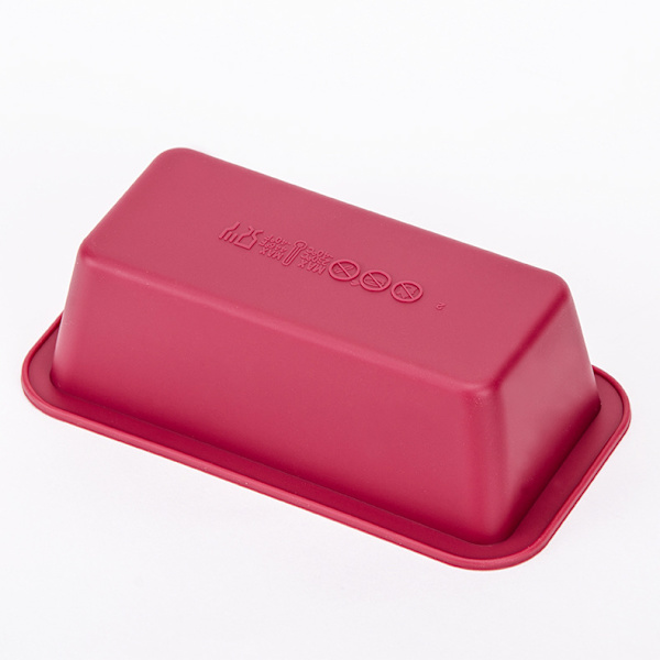 Silikon Mini Brödform Set om 1, NonStick Lätt Släpp Rektangel Silikon Mini Tårta Pan för Bakning Bröd, Flexibel BPA Fri Silikon Bakform och