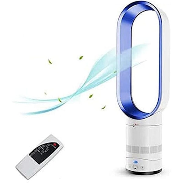 16 tommer tårnventilator, bladløs ventilator med 0,5-2 timers timer, komfortabel naturlig køleventilator til hjemmet, kontoret og soveværelset, b