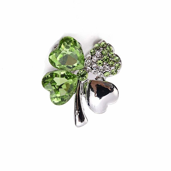 St. Patrick's Day Shamrock Brosch Pins, St. Patrick's Day Kostym Tillbehör Dekorationer för älskare