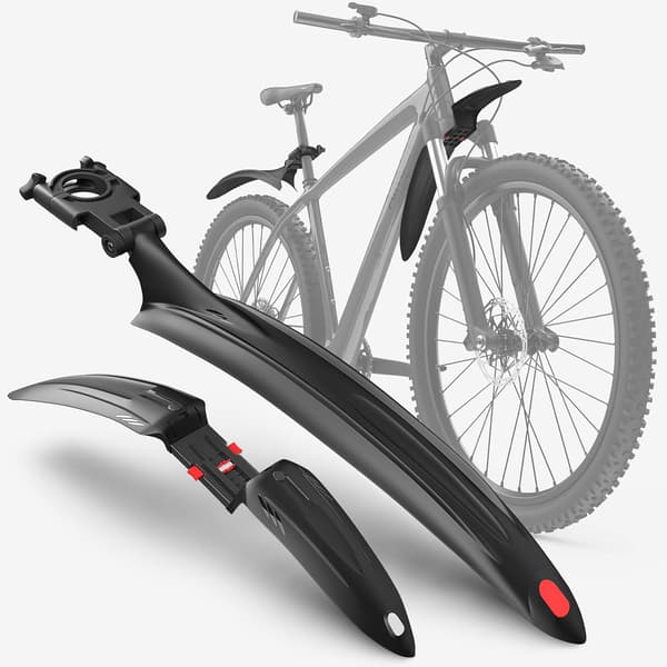Lo泥除器，适用于 [MTB  混合动力 / 24” - 29”] 带悬架 – 泥除器套装，防止水和污垢