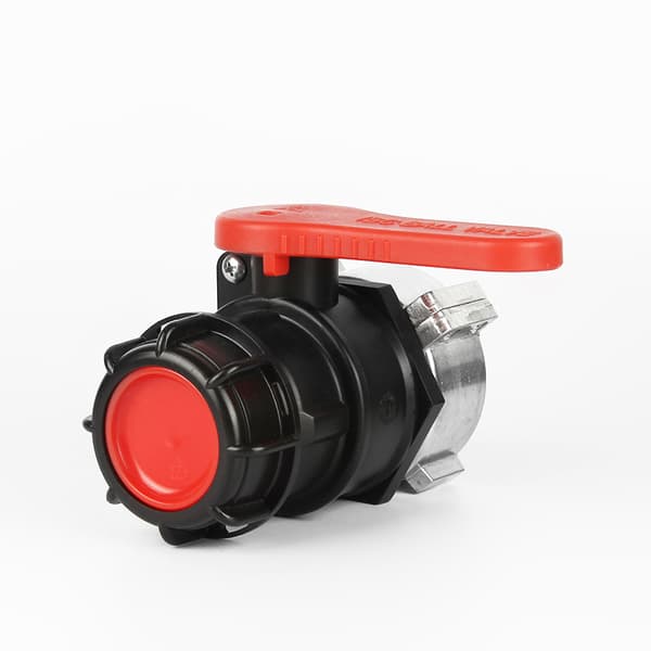 Universal IBC-adapter, kuleventil for 1000l tank, IBC-avstengningsventiladapter, for regnvannstank, vanntank