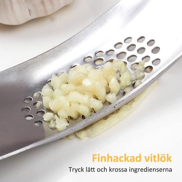 Rustfritt stål hvitløkspresse vipper hvitløksknuser