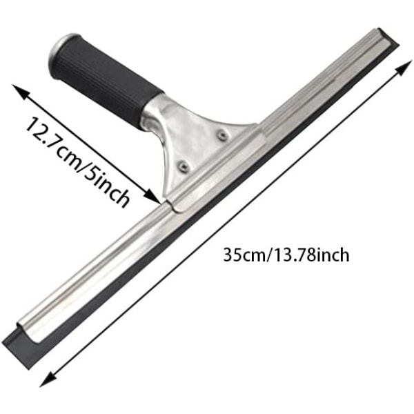 Antiskridssværd, ikke-metallisk glasskraber, til hjemmebrug (størrelse: 35x12,7 cm)
