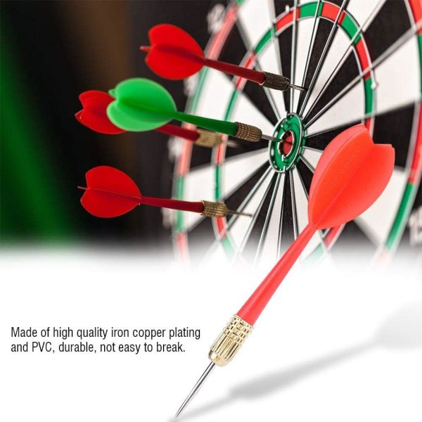 15PCS/Set Tip Dart Needles, Needle Tip Darts Barrel Colorful Darts Dart Red+Yellow+Green+Purple+Blue Darts Set, Professional Metal Dart Set, Metal D