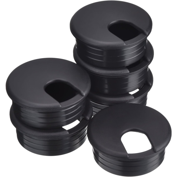 45 mm Svart Desktop Grommets Wire Cord Grommet Plastic PC Compute