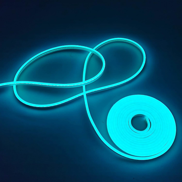 Neon LED-ljusremsa 5 meter LED-silikon Neonljus 12V Flexibel mjuk LED-neonljus Klippbar LED-neonrep Ljusremsa för inomhus utomhus DIY Hom