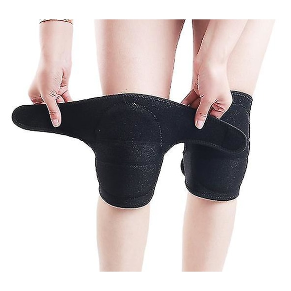 Trenings kneepad beskyttende kneepad kneebrace elastisk kneepad fitness beskyttende utstyr knebeskytter svart