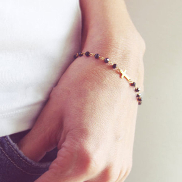 2 Damearmbånd, Damelykkekløverarmbånd, Damearmbånd i rustfrit stål, Dame Smykker Julegaver Dame Fødselsdag Mors Dag G