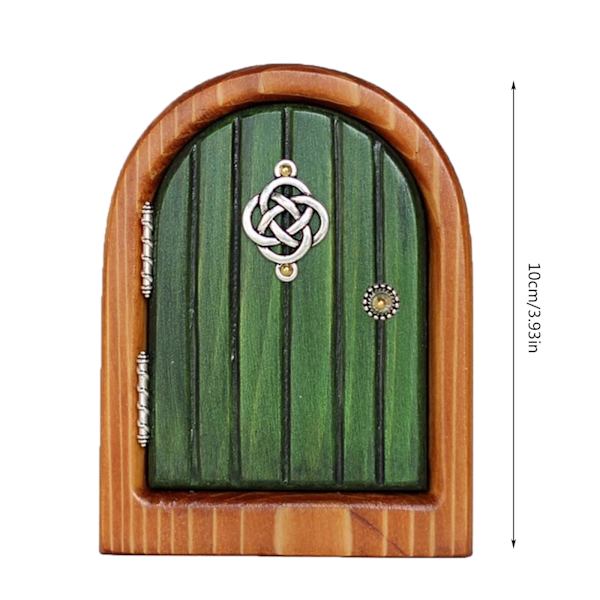 Set med 1 Sparkle Fairy Door Garden Home Ornament