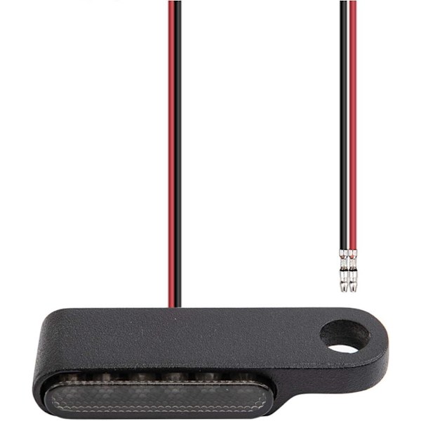 (Svart) Mini LED-blinklys for motorsykkel, indikatorlampe for motorsykkel, scooter, kaféracing