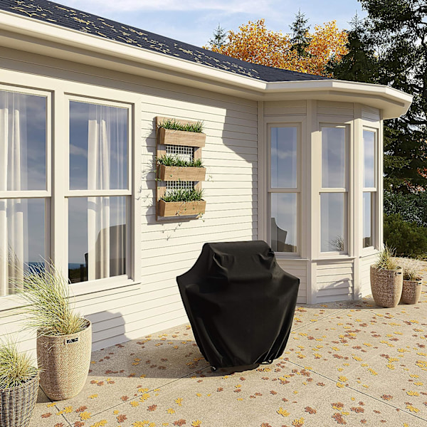 Gasgrillovertræk - XXL, Sort