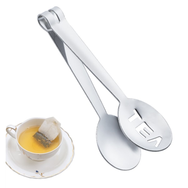 3 st rostfria tepåsetänger tepåsepressverktyg kökstillbehör 17 cm