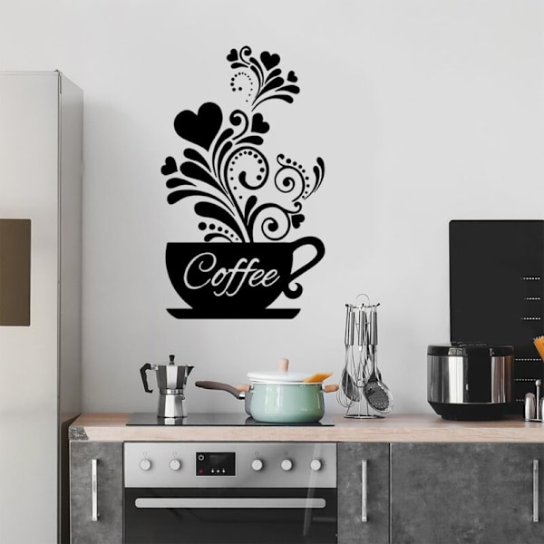 Veggklistremerker Kaffe Klistremerke Vegg Korn Kaffebønner Kunstnerisk Motor Kjøkken Klistremerke Kjøkken Spisestue Spisestue