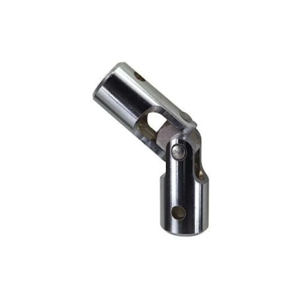 Knæled, rullejalousiled, til D. 12 stang og 12 mm stang, forkromet stål-
