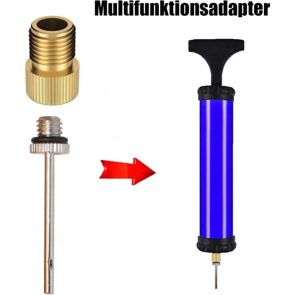 SV cykelventil adapter för cykelventil, cykelventil adapter, pump, nålar för kompressor, cykelpump, luftpump, bollpump