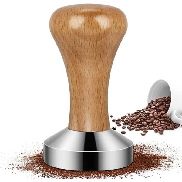 Espressopress i rostfritt stål, kaffepress i rostfritt stål, espressopress för baristakaffe, espressomaskin
