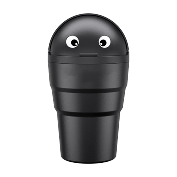 Bil Skraldespand Mini Affaldsbeholder med Låg Plastik Skraldespand til Bil Hjem Kontor Organizer