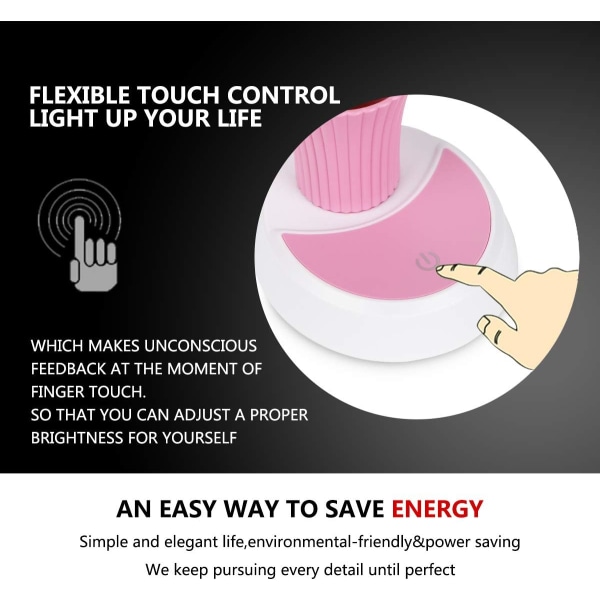 Soveværelse Børns Skrivebordslampe Solsikke LED Genopladelig Soveværelse Skrivebordslampe understøtter øjenbeskyttelse lille skrivebord foldning, velegnet til læsning, læring