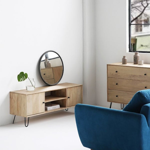 4 tommer hårnålsben, Heavy Duty Metal bordben til skab, garderobe, tv-skabe, skuffer, natbord, 3/8\" dia satin sort to-stangs jernwire ben