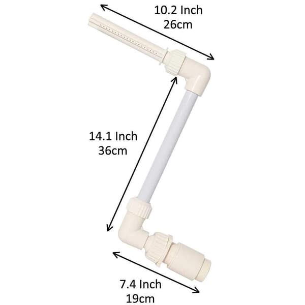 Liten vattenfallsfontän för swimmingpooltillbehör - 26*36*19cm
