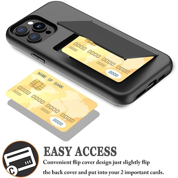Cover til iPhone 13, Sort til mænd og kvinder