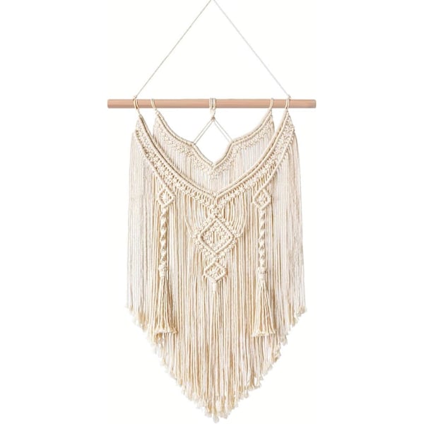 Macrame väggbonad, heminredning Macrame väggbonad väv handvävda väggmattor inomhus utomhus dekoration bohemiskt bröllop vardagsrum sovrum (W