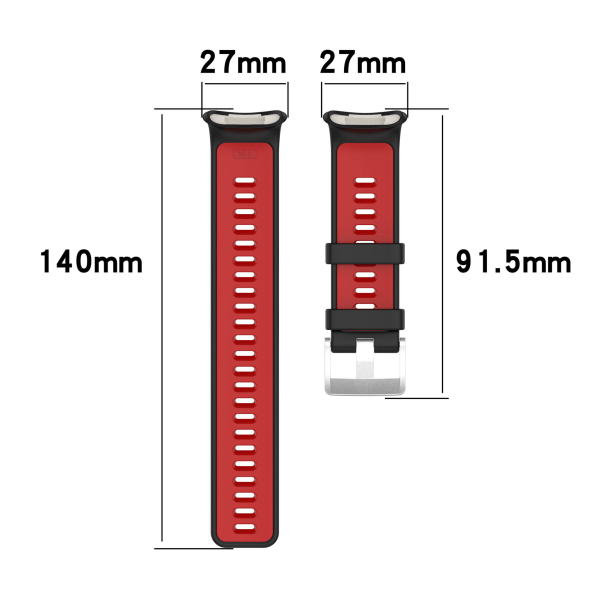 For Polar Vantage V2 Rem til håndled - Åndbar rem - Svedafvisende - Anti-ridse-remme (sort)