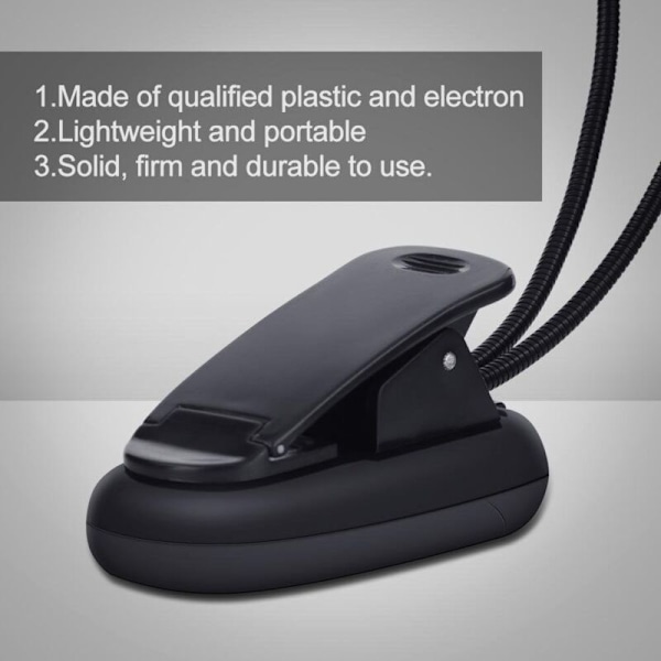 Musikk skrivebordslampe, 6 LED mini lampe  automaté Touºte Romlampe ¨ USB-kabel Tang Lesing/Bok/Bord/Nattbord