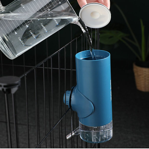 500ML Automatisk Vanddispenser til Hunde, Hængende Kande til Hvalpebur, Foder til Katte, Dyretilbehør