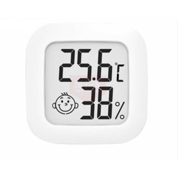 Mini termometer fuktighet smiley inomhus elektronisk temperatur och fuktighetsmätare för barnrum