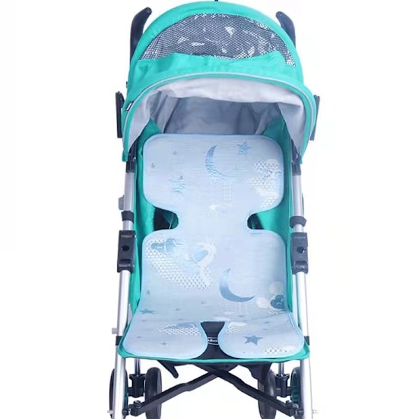 Sommer Sædepude til Barnevogn Pude Buggy Åndbar Anti-Sved Pude Kølematte Barnevogns Puder Rosa